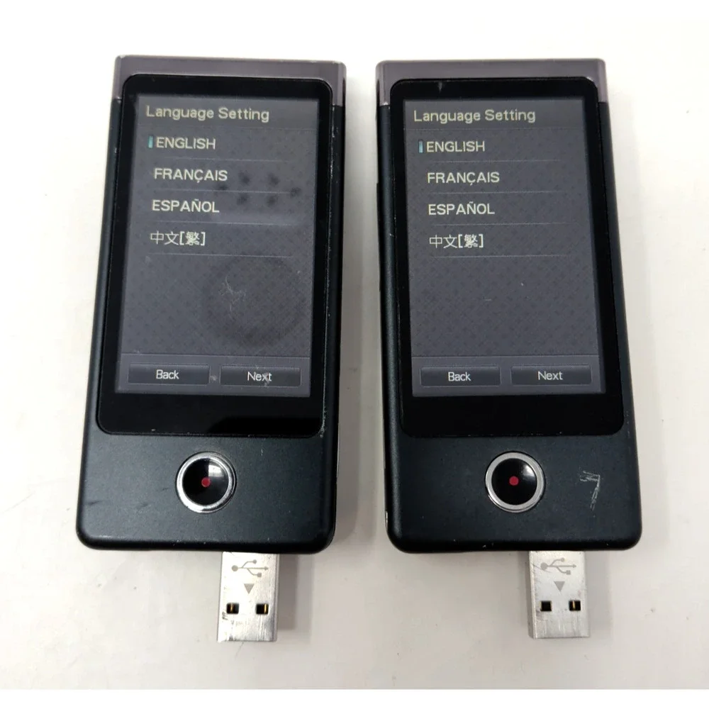 2 Sony Bloggie Touch Mobile HD Snap Camera MHS-TS20 Black Used fast ship